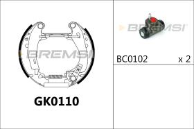 Bremsi GK0110 - BRAKE PADS