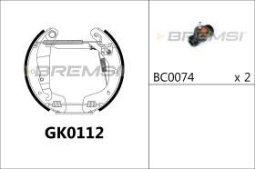 Bremsi GK0112 - BRAKE PADS