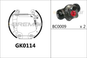 Bremsi GK0114 - BRAKE PADS