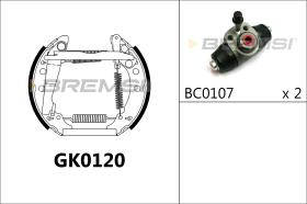 Bremsi GK0120 - BRAKE PADS