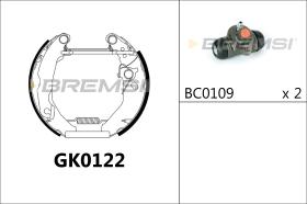 Bremsi GK0122 - BRAKE PADS