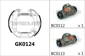 Bremsi GK0124 - BRAKE PADS