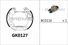 Bremsi GK0127 - BRAKE PADS