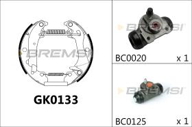 Bremsi GK0133 - BRAKE PADS