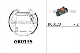 Bremsi GK0135 - BRAKE PADS