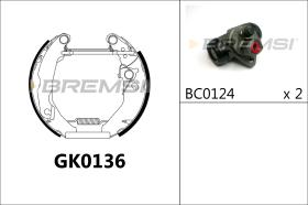 Bremsi GK0136 - BRAKE PADS