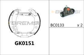 Bremsi GK0151 - BRAKE PADS