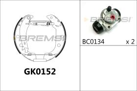 Bremsi GK0152 - BRAKE PADS