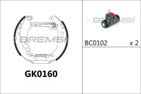 Bremsi GK0160 - BRAKE PADS