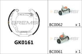 Bremsi GK0161 - BRAKE PADS