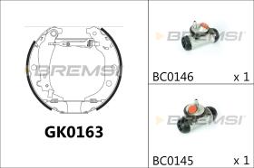 Bremsi GK0163 - BRAKE PADS