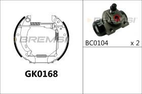 Bremsi GK0168 - BRAKE PADS