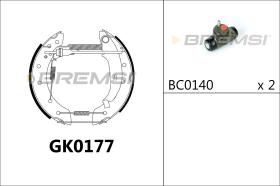 Bremsi GK0177 - BRAKE PADS