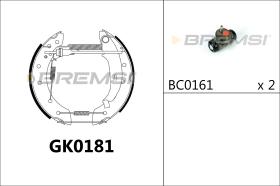 Bremsi GK0181 - BRAKE PADS