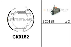 Bremsi GK0182 - BRAKE PADS