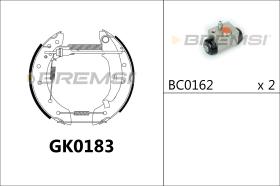 Bremsi GK0183 - BRAKE PADS