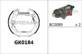 Bremsi GK0184 - BRAKE PADS