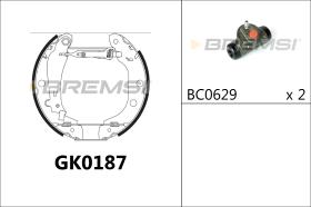 Bremsi GK0187 - BRAKE PADS