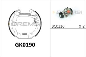 Bremsi GK0190 - BRAKE PADS