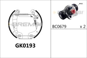 Bremsi GK0193 - BRAKE PADS