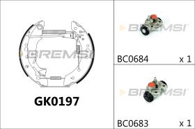 Bremsi GK0197 - BRAKE PADS