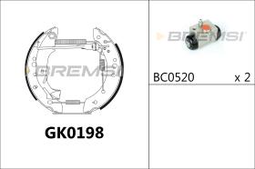 Bremsi GK0198 - BRAKE PADS