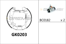 Bremsi GK0203 - BRAKE PADS