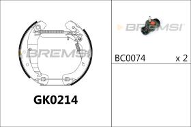 Bremsi GK0214 - BRAKE PADS