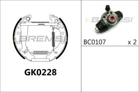 Bremsi GK0228 - BRAKE PADS