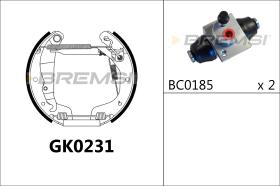 Bremsi GK0231 - BRAKE PADS