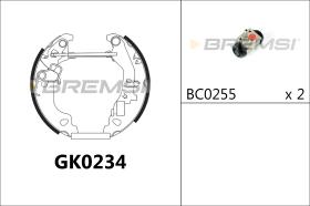 Bremsi GK0234 - BRAKE PADS