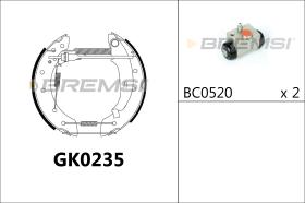 Bremsi GK0235 - BRAKE PADS