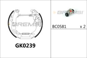 Bremsi GK0239 - BRAKE PADS