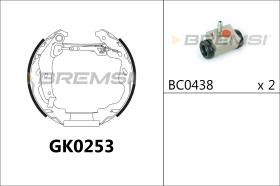 Bremsi GK0253 - BRAKE PADS