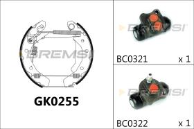 Bremsi GK0255 - BRAKE PADS