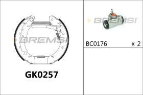 Bremsi GK0257 - BRAKE PADS