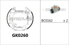 Bremsi GK0260 - BRAKE PADS