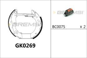 Bremsi GK0269 - BRAKE PADS