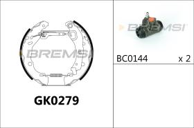 Bremsi GK0279 - BRAKE PADS