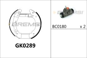 Bremsi GK0289 - BRAKE PADS