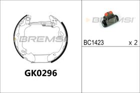 Bremsi GK0296 - BRAKE PADS