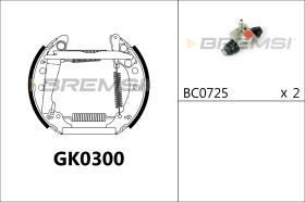 Bremsi GK0300 - BRAKE PADS