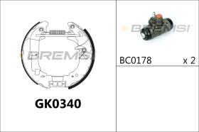 Bremsi GK0340 - BRAKE PADS