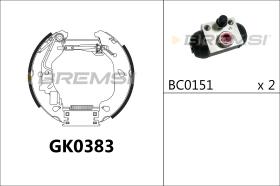 Bremsi GK0383 - BRAKE PADS