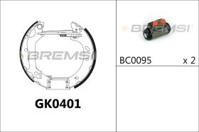 Bremsi GK0401 - BRAKE PADS