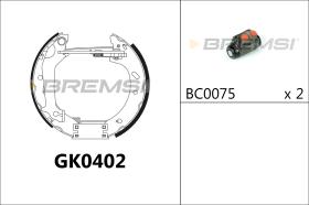 Bremsi GK0402 - BRAKE PADS