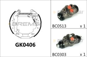 Bremsi GK0406 - BRAKE PADS