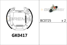 Bremsi GK0417 - BRAKE PADS