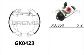 Bremsi GK0423 - BRAKE PADS