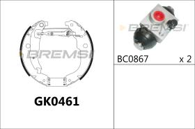 Bremsi GK0461 - BRAKE PADS